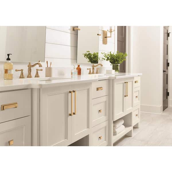 Appoint 3 in. or 3-3/4 in. (76mm or 96mm) Traditional Champagne Bronze Cabinet Cup Pull