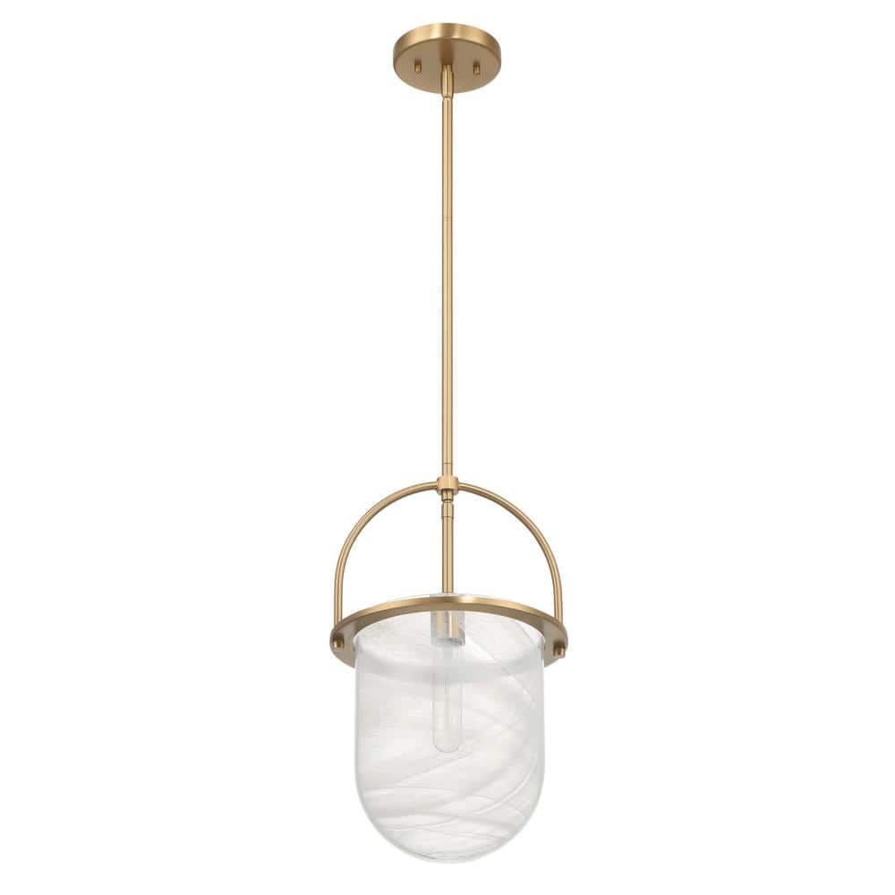 Robert Stevenson Lighting Beatrice Mid-Century Modern Ceiling Light: ETL Listed, Adjustable Height