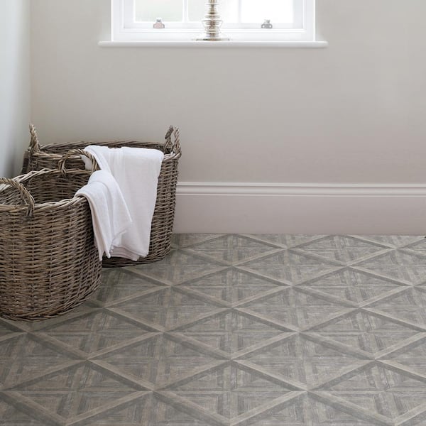 FloorPops Townhouse 12 in. W x 12 in. L Peel and Stick Floor Vinyl Tiles (20 Tiles, 20 sq. ft. case)