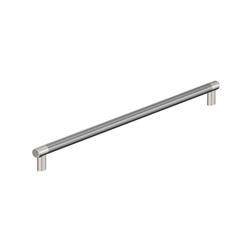 Polished Nickel and Stainless Steel 24-inch Modern Appliance Pull
