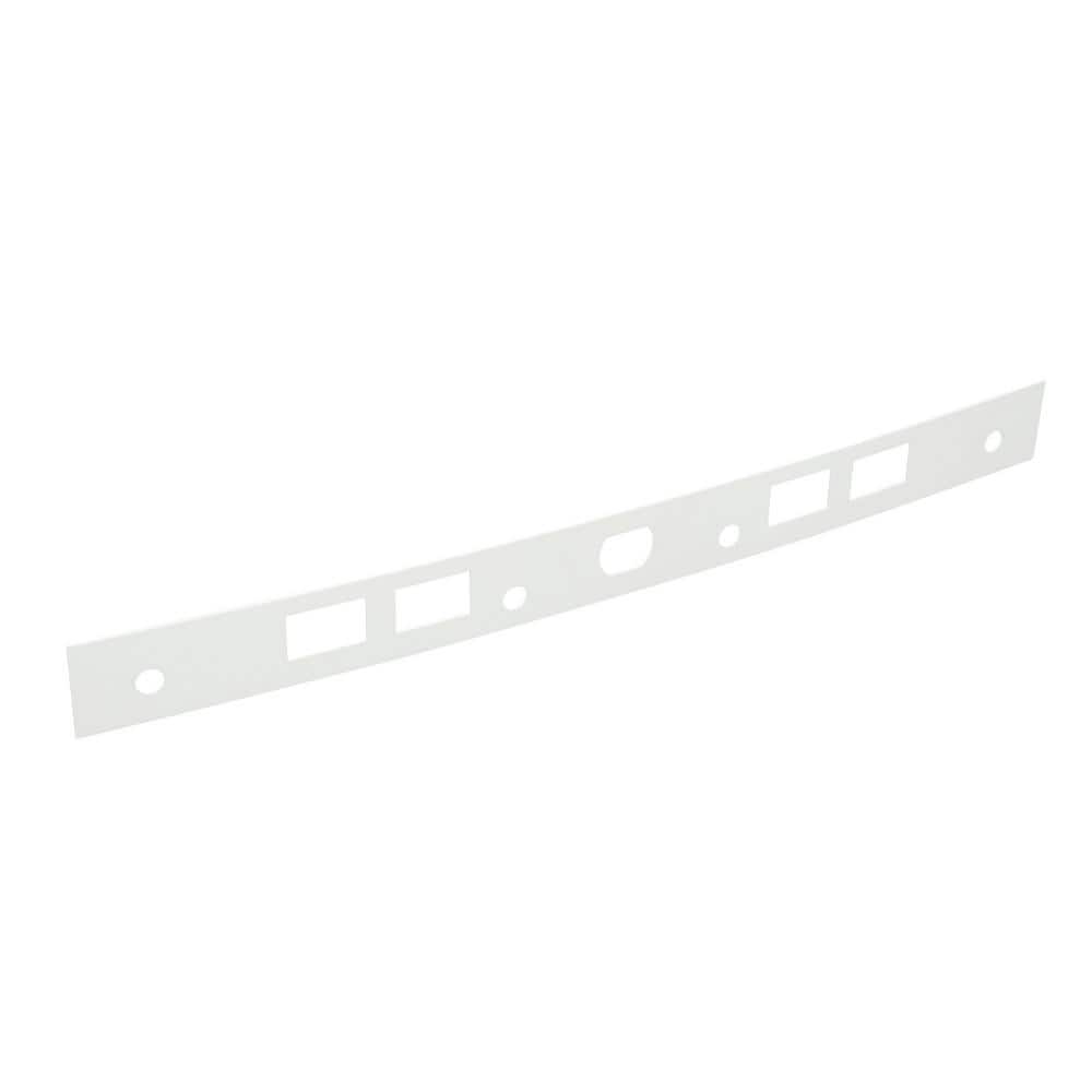 White Steel 59-1/2 Inch Door Jamb Repair Kit