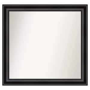 Grand Black 39.75 in. W x 37.75 in. H Custom Non-Beveled Recycled Polystyrene Framed Bathroom Vanity Wall Mirror