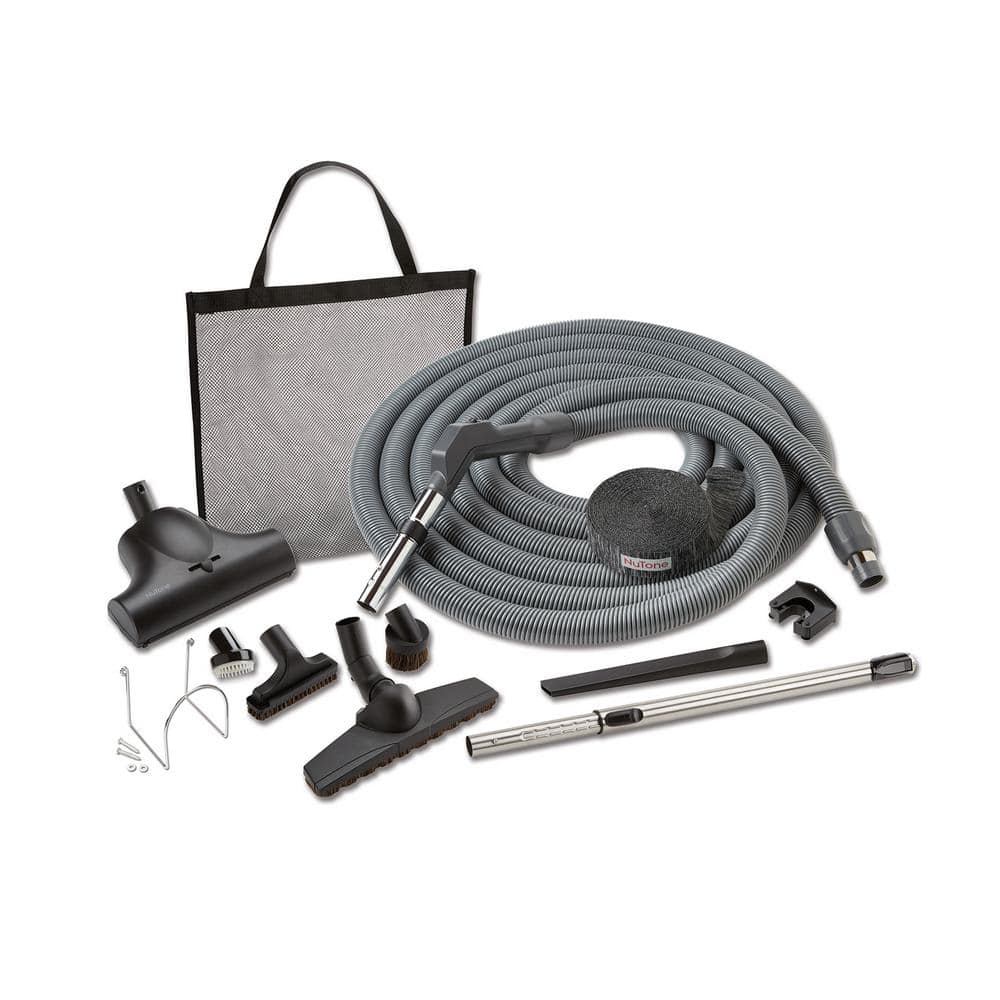 NuTone 30 ft. Carpet and Bare Floor Air Turbine Pet Care Attachment Set for