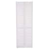 Home Fashion Technologies 28 In. X 80 In. 3 In. Louver/Louver White PVC ...