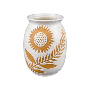 Cambridge Ceramic 4.5 in. Decorative Vase in White - Medium