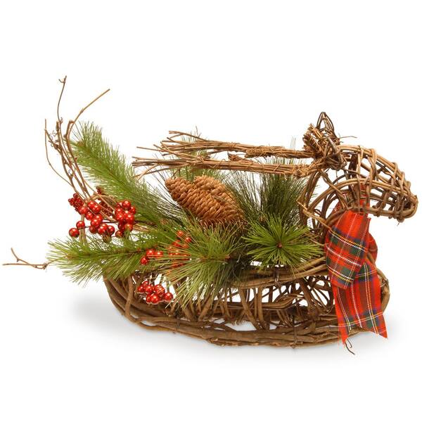 National Tree Company 14 in. Christmas Deer Decor