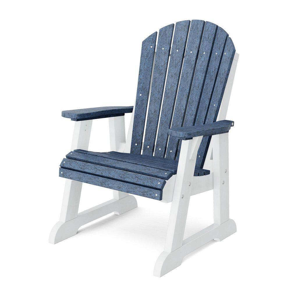Heritage Patriot Blue and White Plastic Outdoor High Fan Back Chair price history on PriceWatchPro
