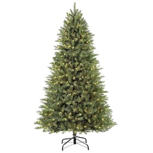 7½ ft. Pre-Lit Fraser Fir Artificial Christmas Tree with 600 UL-Listed Clear Lights