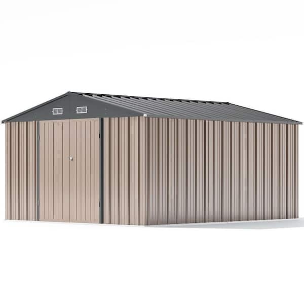 10 ft. W x 12 ft. D Size Upgrade Metal Storage Shed 119 sq. ft.