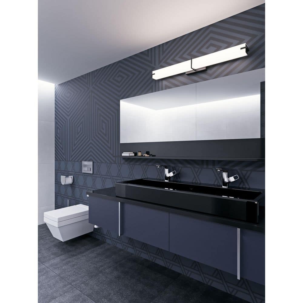 Miller 36 in. 1-Light Satin Nickel LED Vanity Light Bar price history on PriceWatchPro