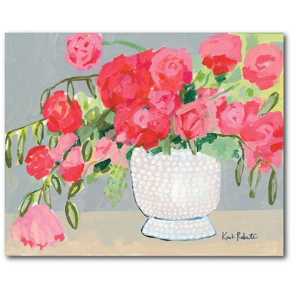 Your Mind is a Garden 20 in. x 24 in. Gallery-Wrapped Canvas Wall Art