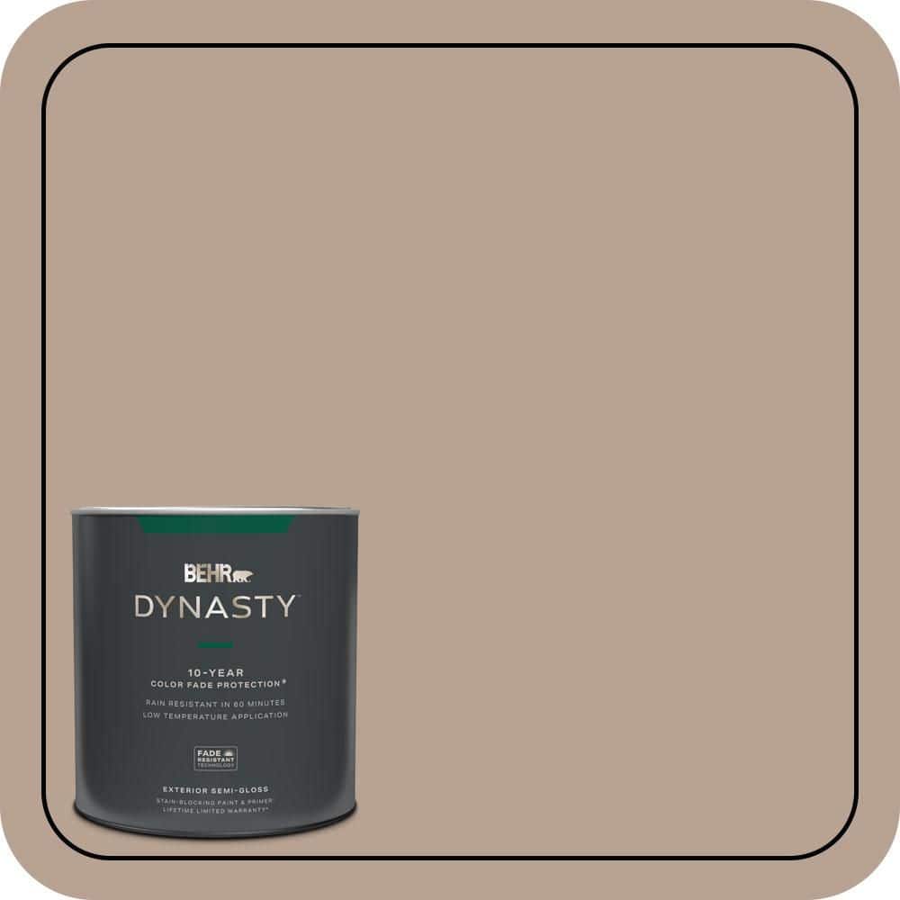 1 qt. #N190-4 Rugged Tan Semi-Gloss Enamel Exterior Stain-Blocking Paint & Primer price history on PriceWatchPro