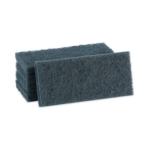4 in. x 10 in. Medium-Duty Blue Sponge Pad, 20/Count