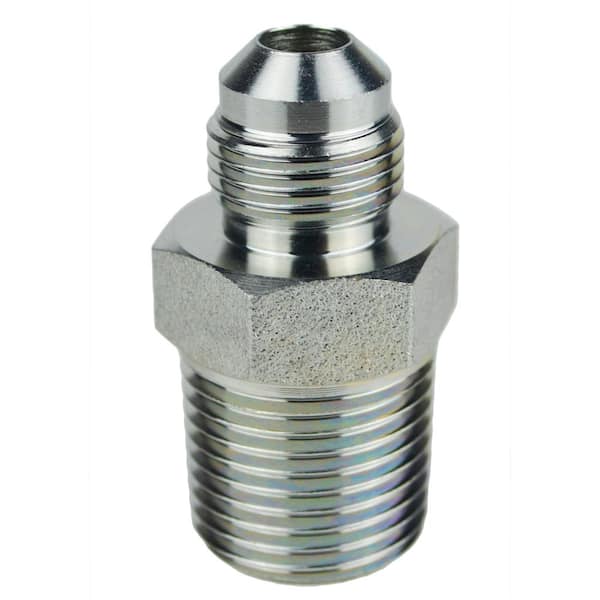 Everbilt 3/8 in. O.D. Flare x 1/2 in. MIP Steel Gas Fitting