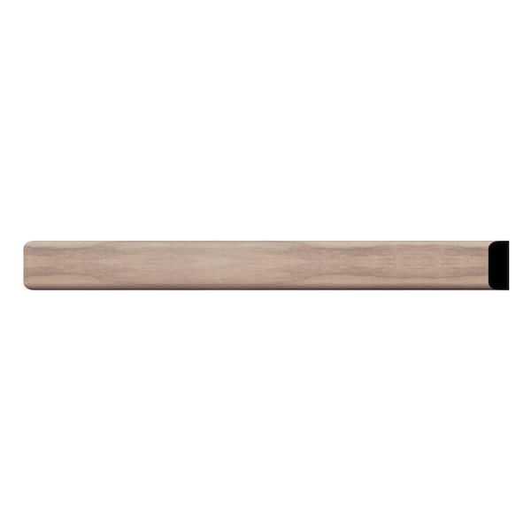 WM142 0.25 in. D x 0.75 in. W x 96 in. L Wood (Walnut) Chair Rail Molding