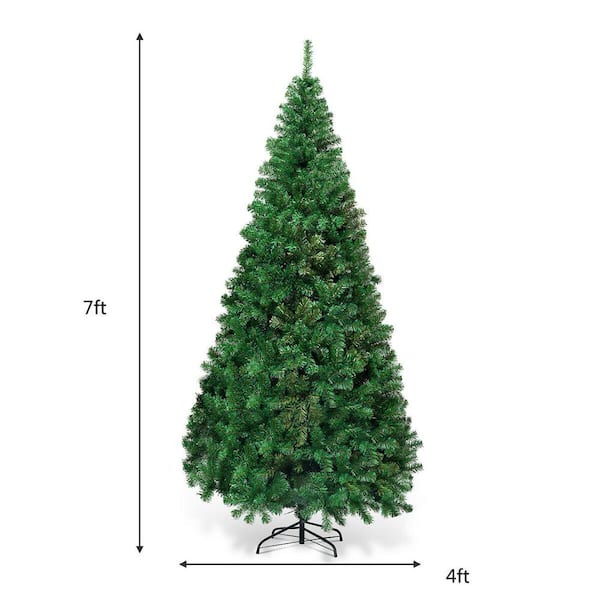 General Foam 7.5 Ft. Moss Grand Fir Slim Unlit Artificial Christmas Tree -  Henery Hardware