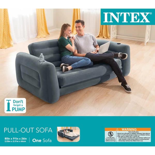 Intex Queen Inflatable Couch Pull Out