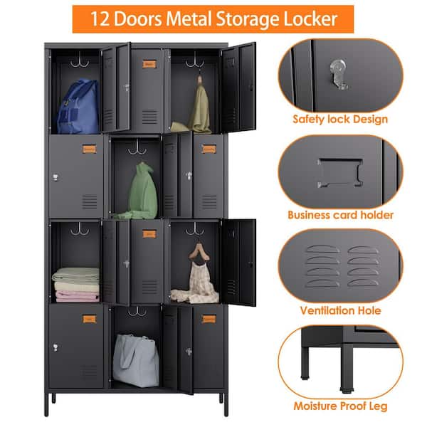 Kaikeeqli Metal Cabinet Organizer 72 in. H x 35.5 in. W x 16 in. D