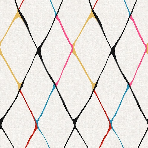 SURFACE STYLE diamondlike Prism Vinyl Peel and Stick Wallpaper Roll ( Covers 30.75 sq. ft. )