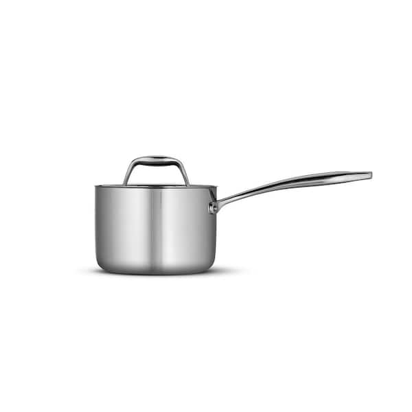Tramontina Covered Sauce Pan Stainless Steel Tri-Ply Clad 2 Qt, 80116/022DS