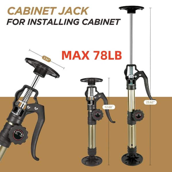 Laybus 23.62 in. Alloy Steel Jack Post (2-Pack), Supports up to