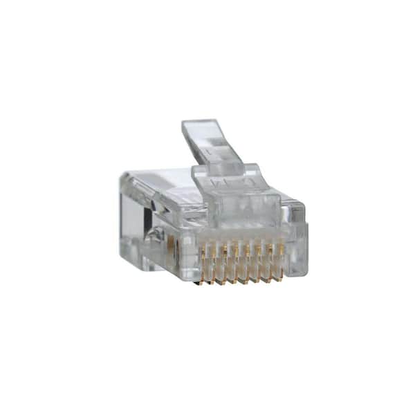 Klein Tools VDV826-603 Modular Data Plug - RJ45 - Cat6 (25-Pack)
