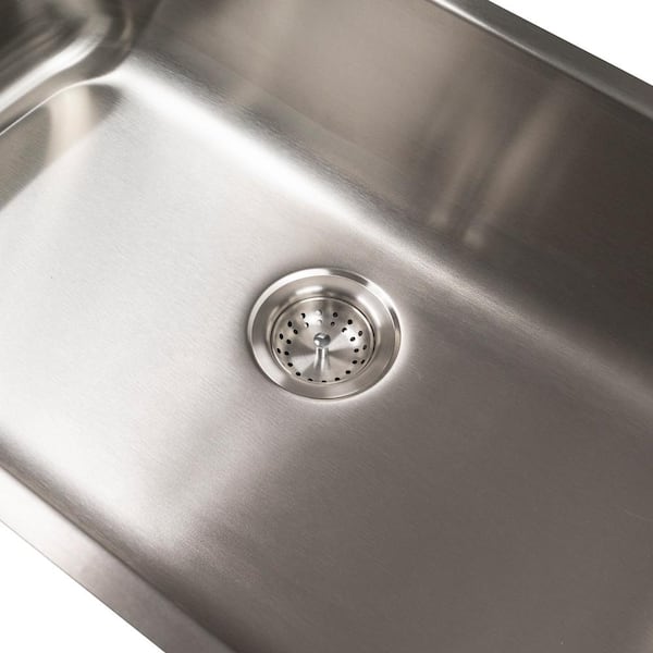 MSI 32 in. Undermount Single Bowl 18 Gauge Stainless Steel