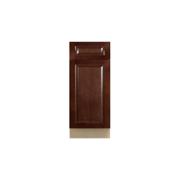Charlotte Raised 18 in. W x 34.5 in. H x 24 in. D in Bordeaux Plywood Assembled Base Cabinet