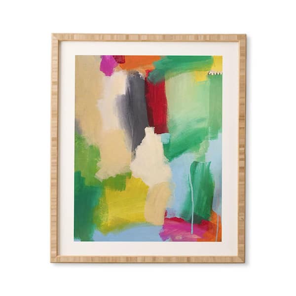 DenyDesigns. Natalie Baca Urban Renewal Framed Abstract Wall Art Print 19 in. x 22.4 in.