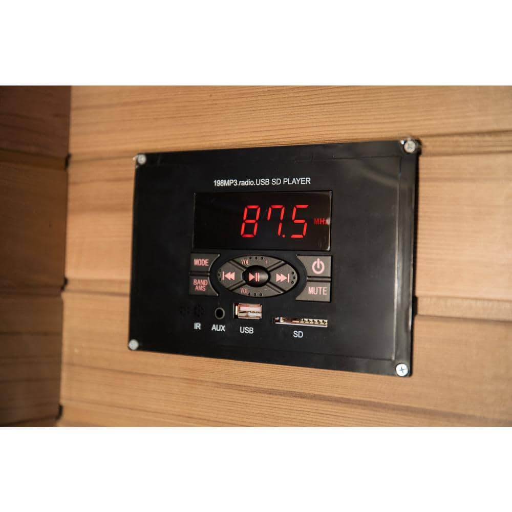 Sedona Compact Cedar Wood 1-Person Infrared Sauna