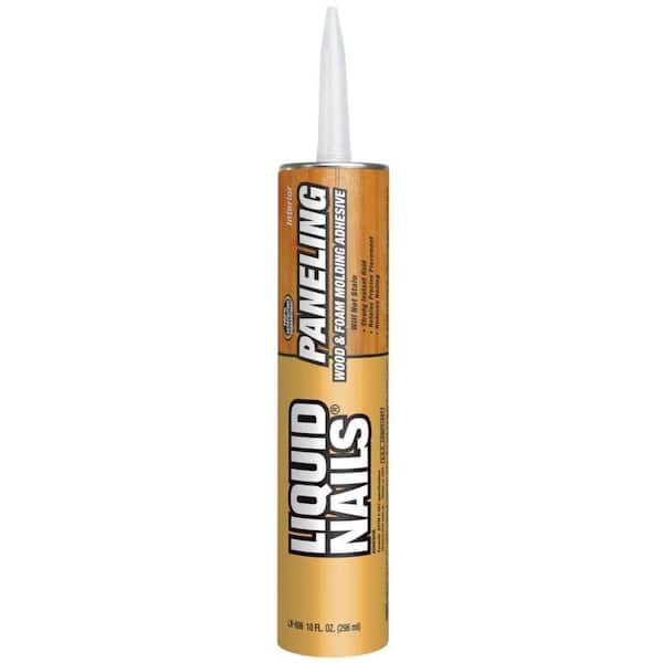 Liquid Nails 10 oz. Paneling and Molding Tan Construction Adhesive (4-Pack)