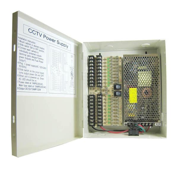 SPT 18-Port CCTV Power Supply Box