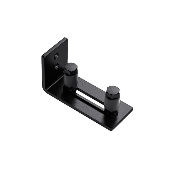 Matte Black Adjustable Barn Door Guide