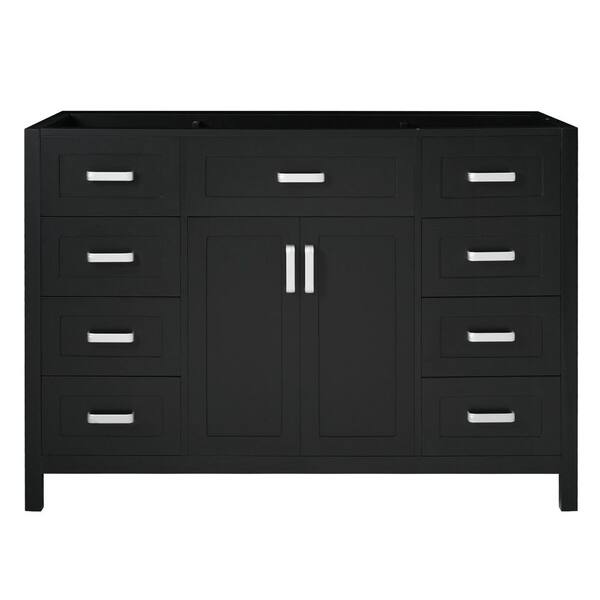 47 in. Bath Vanity Cabinet without Top Cabinet Only, 2-Doors and 8
