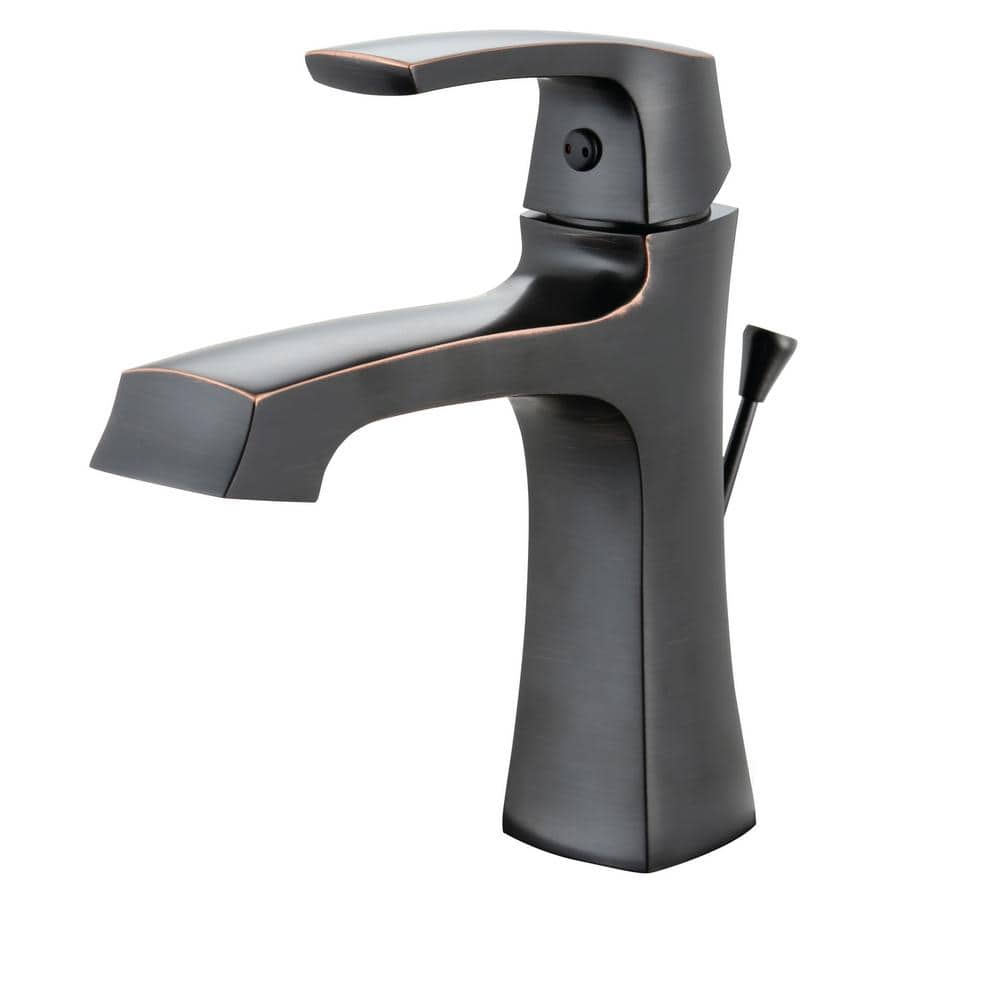 Cardania Oil-Rubbed Bronze Single Handle Bathroom Faucet
