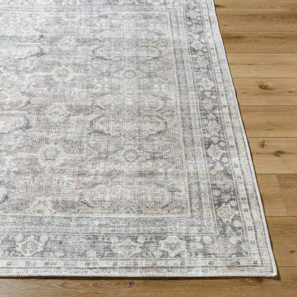 Becki Owens Rectangular Red Synthetic Washable Area Rug