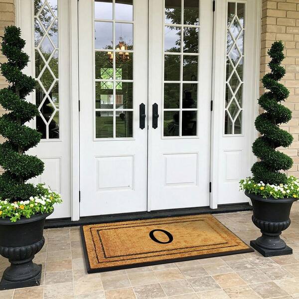 A1HC Natural Coir & Rubber Doormat, 30 in. x 60 in., Thick & Non