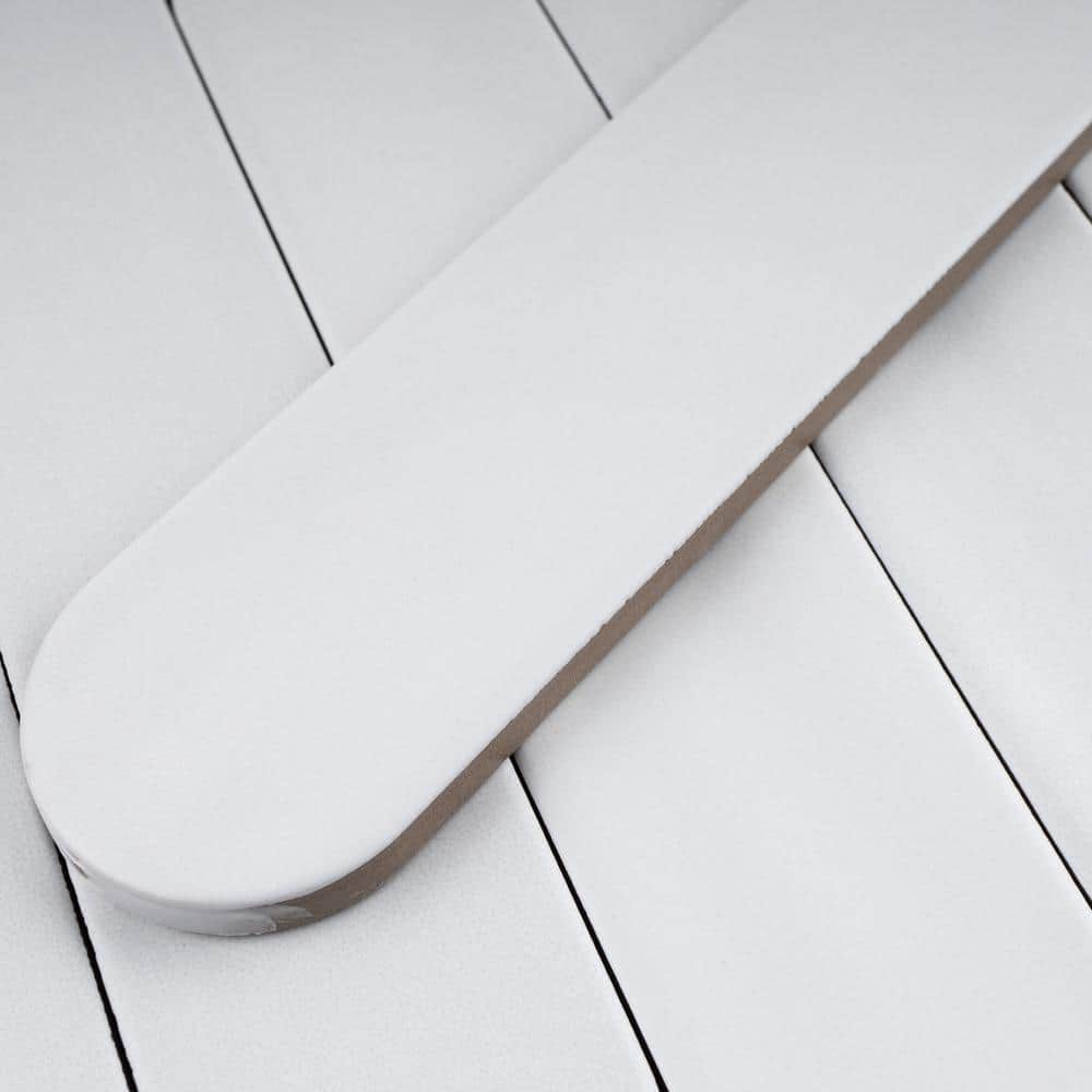 Blanco White Matte Ceramic Subway Wall Tile 2x9