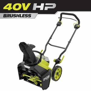40V HP Brushless 18 in. Single-Stage Cordless Electric Snow Blower (Tool-Only )