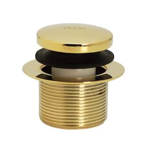 1-1/2 in. NPSM Coarse Thread Tip-Toe Bath Drain, Polished Brass