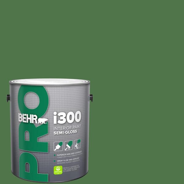 BEHR PRO 1 gal. #MQ4-49 Emerald Forest Semi-Gloss Interior Paint