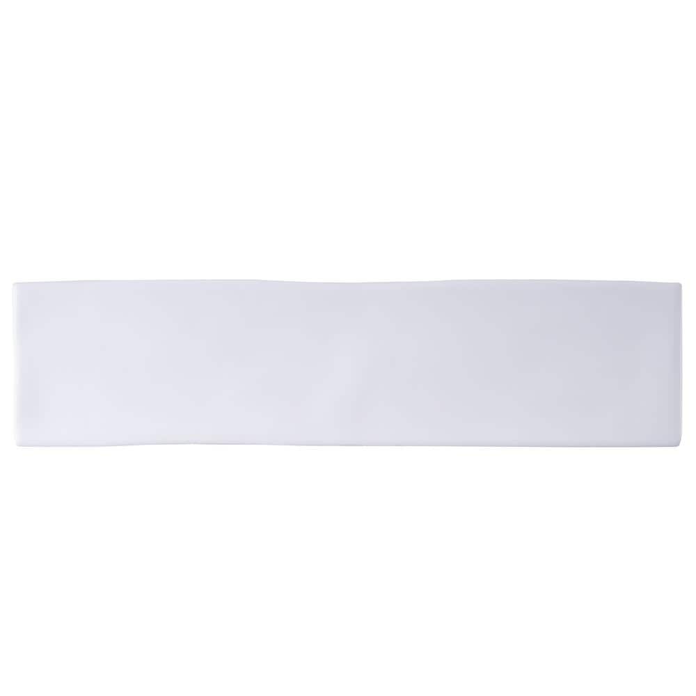Matte White 3x12 Ceramic Subway Wall Tile