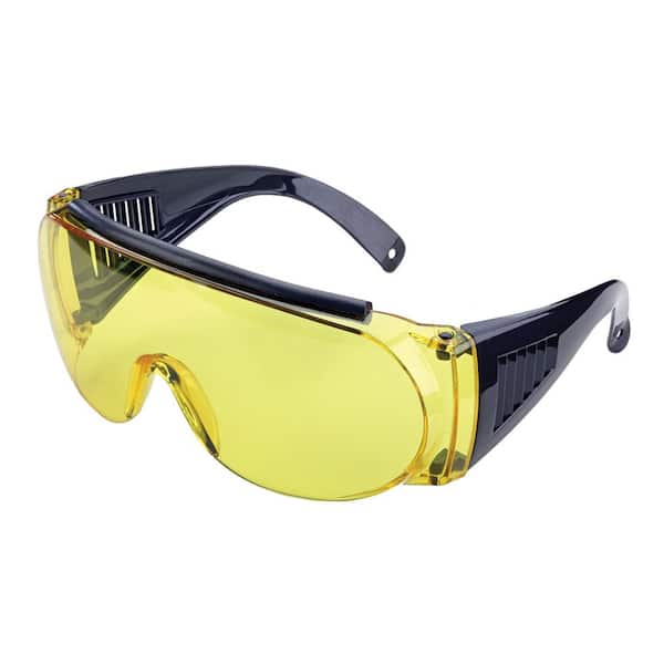 konstant kom over Borger Allen Shooting & Safety Fit Over Glasses for Use with Prescription  Eyeglasses, Yellow Lenses, Wrap Around Frame 2170 - The Home Depot
