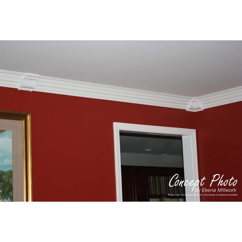 Primed Polyurethane Crown Moulding Outside Corner Block