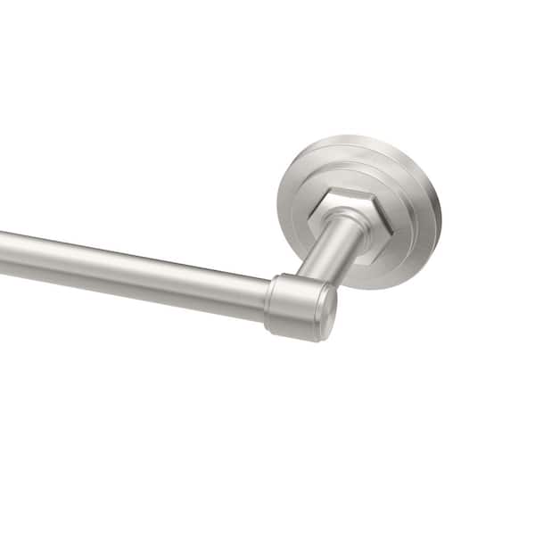 Gatco Lizzie 18 in. Wall Mounted Towel Bar in Brushed Nickel