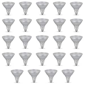 90-Watt Equivalent PAR38 Dimmable CEC Title 20 Outdoor 90 E26 Medium Flood LED Light Bulb, Bright White 3000K (24-Pack)