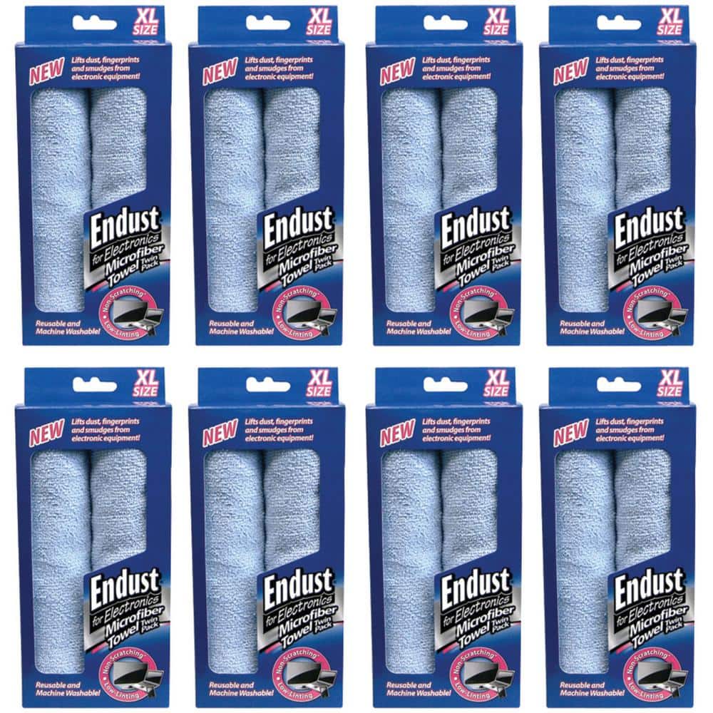 XL 15 in. x 15 in. Microfiber Cloth (8-Pack)
