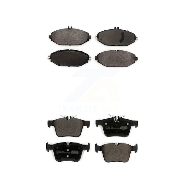 TEC Front Rear Ceramic Brake Pads Kit For Mercedes-Benz C300 Without Sport Package KTC-100552