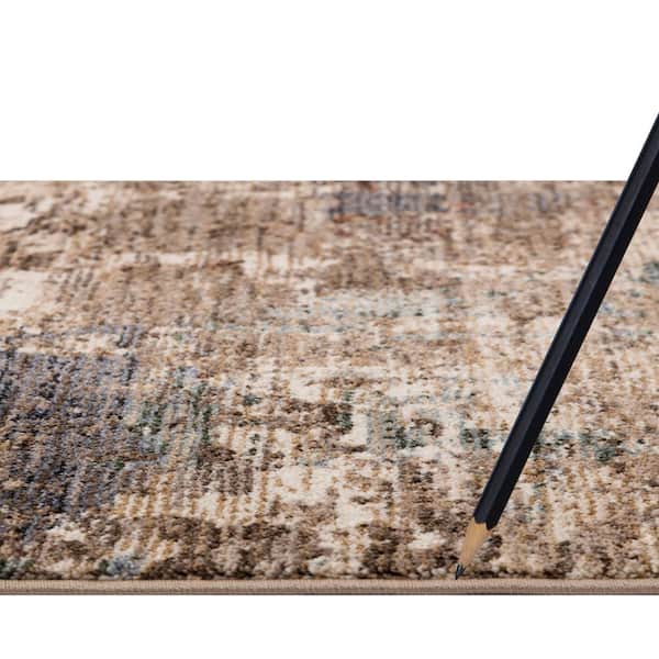 Venice Multi 3 ft. x 4 ft. Abstract Area Rug