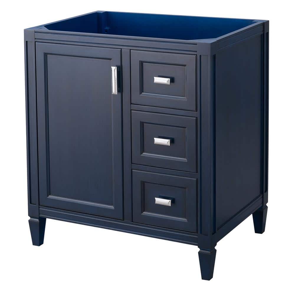 Reviews For Home Decorators Collection Channing 30 In W X 21 1 2 In D Bath Vanity Cabinet Only In Royal Blue Cgbv3022d The Home Depot